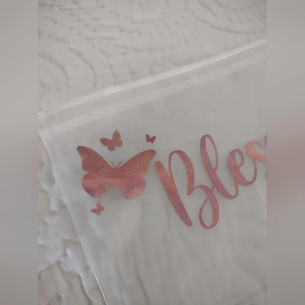 A6 Butterfly Glitter Budget Binder